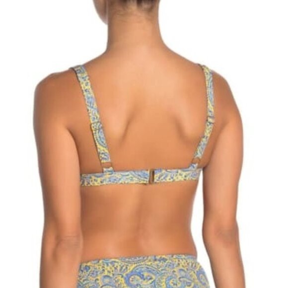NWOT Athena Liesl Paisley Bikini Top - Picture 2 of 6